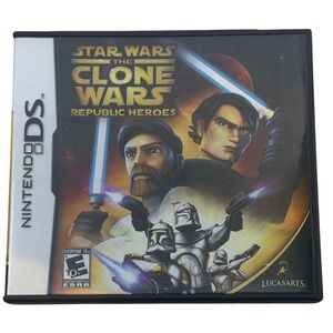 Star Wars The Clone Wars Republic Heroes Nintendo DS Game Complete CIB